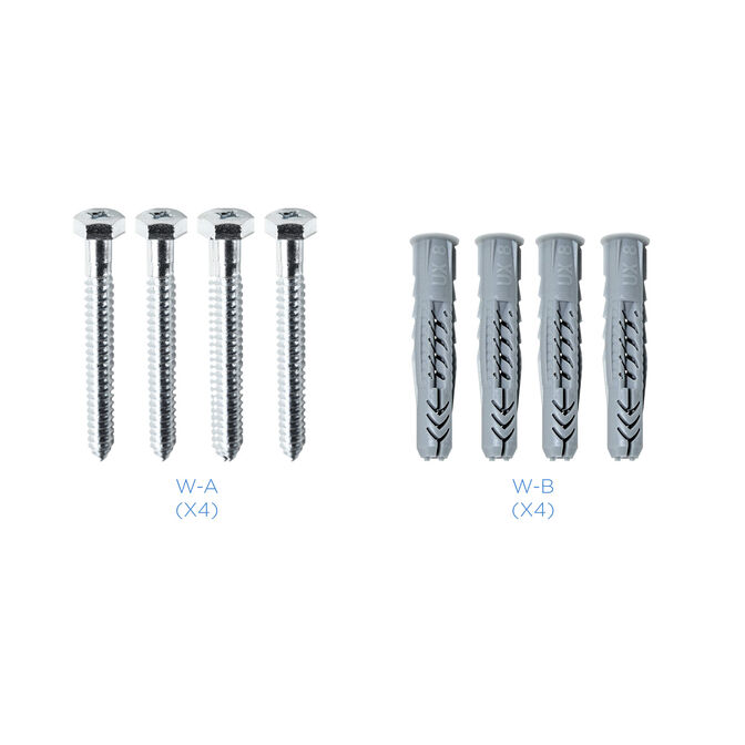 Soporte de Pared Tooq Tilt e GiRat&oacute;nrio 2 Pivots 23" a 55" Max. 30kg Negro image number 10