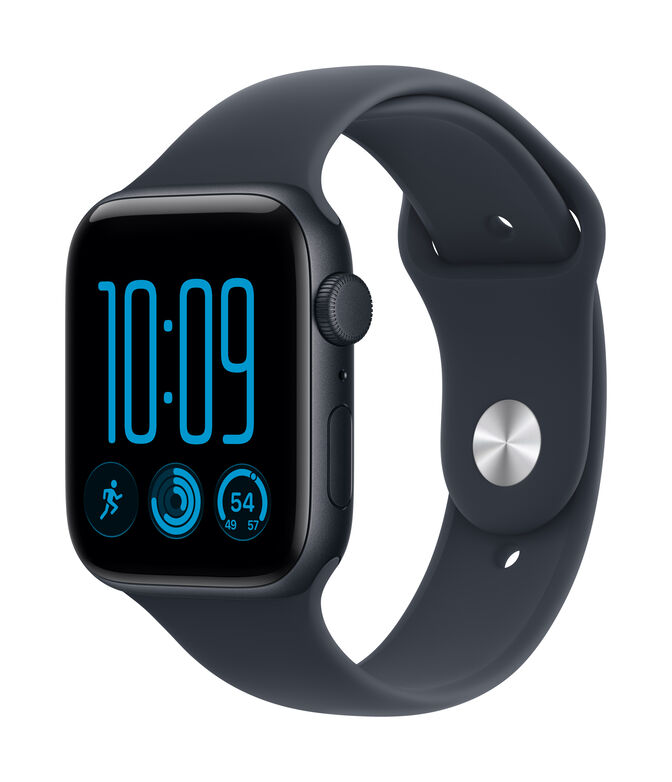Smartwatch Apple Watch SE 3 GPS 44mm Midnight Aluminium Case with Navy Blue Sport Band - M/L image number 1