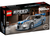 LEGO Speed Champions: 2 Fast 2 Furious Nissan Skyline GT-R (R34), 319 Piezas (76917)