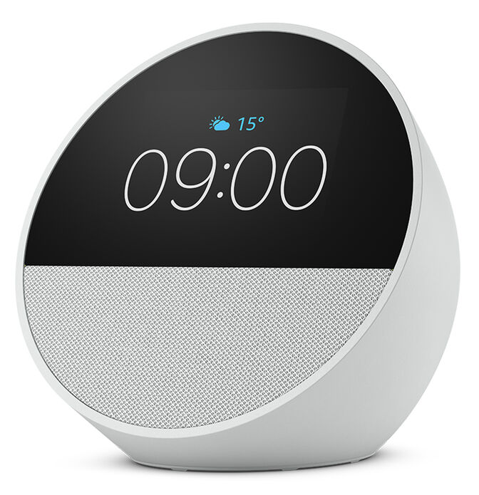 Despertador Inteligente Amazon Echo Spot (2024) Alexa Blanco image number 0