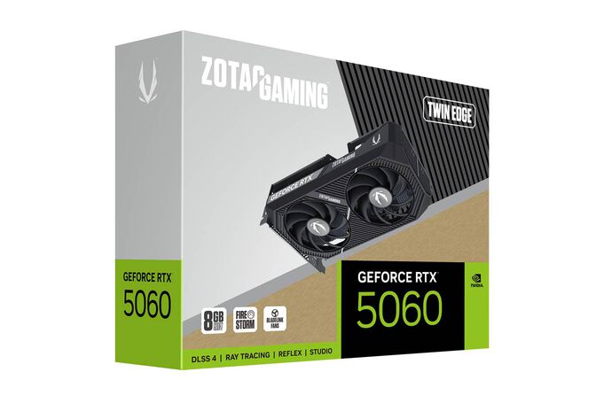 Tarjeta Gr&aacute;fica ZOTAC GeForce&reg; RTX 5060 Twin Edge 8GB GDDR7 DLSS4 image number 1