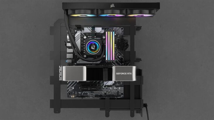 Corsair Kit 32GB (2 x 16GB) DDR5 7000MHz Dominator Titanium RGB White CL34 image number 6