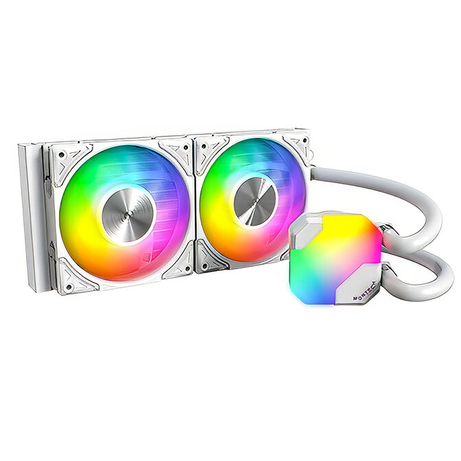 Water Cooler CPU Montech HyperFlow ARGB 240mm Blanco image number 0