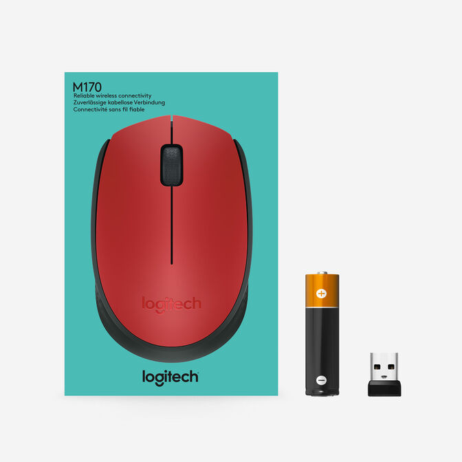 Rat&oacute;n Logitech M171 Wireless Vermelho/Negro image number 6