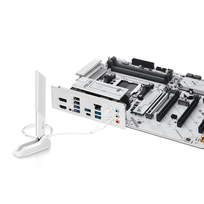 Placa Base Asus B850 MAX Gaming WiFi White image number 5