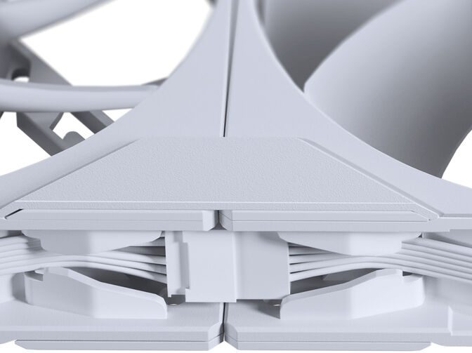 Ventilador Phanteks M25 Gen2 PWM Reverse Airflow D-RGB 120mm Blanco (Pack 3) image number 4