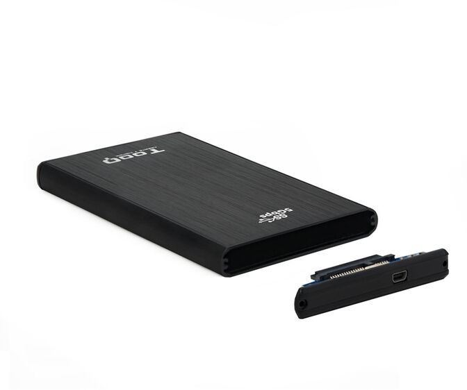 Caja Externa HDD Tooq 2.5" SATA (9mm) - USB 3.0 Negro image number 1