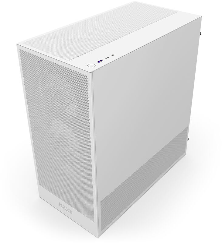 Torre  ATX NZXT H5 Flow RGB Compact Blanca image number 3