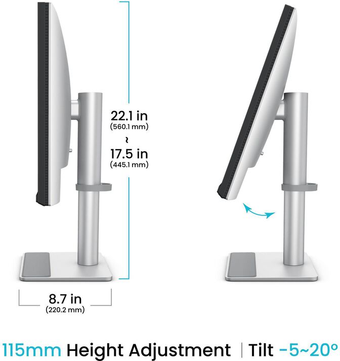 Monitor BenQ MacBook 27" MA270U IPS 4K 60Hz P3 MacBook Pro e MacBook Air USB-C (90W) Display HDR400 image number 4