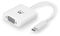 Adaptador Gigabit Ewent USB-C Macho para VGA 1080p Blanco