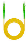 Cable de Fibra &Oacute;ptica NanoCable SC/APC-SC/APC Monomodo Simplex LSZH 10 M Amarillo image number null