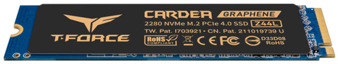 SSD Team Group T-Force Cardea Z44L GP 500GB Gen4 M.2 NVMe (3300/2400MB/s) image number 1