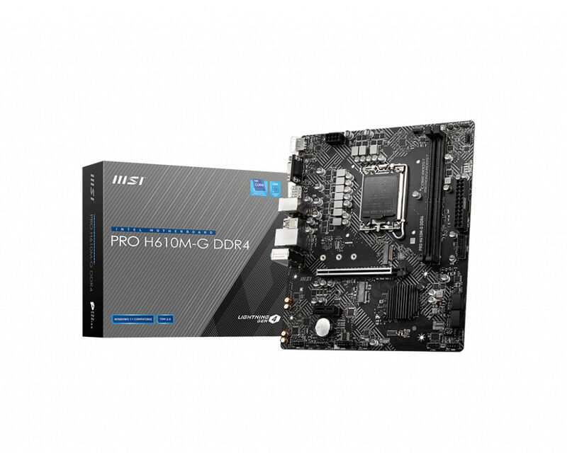 Placa Base MSI PRO H610M-G DDR4