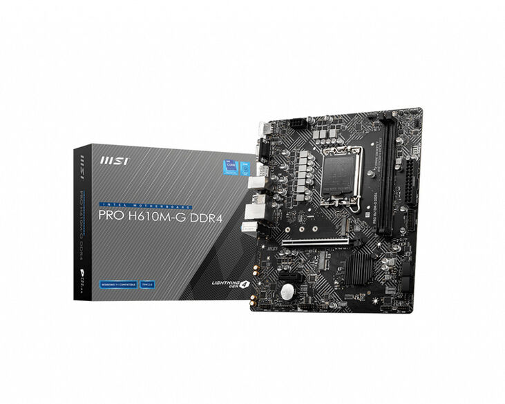 Placa Base MSI PRO H610M-G DDR4 image number 0
