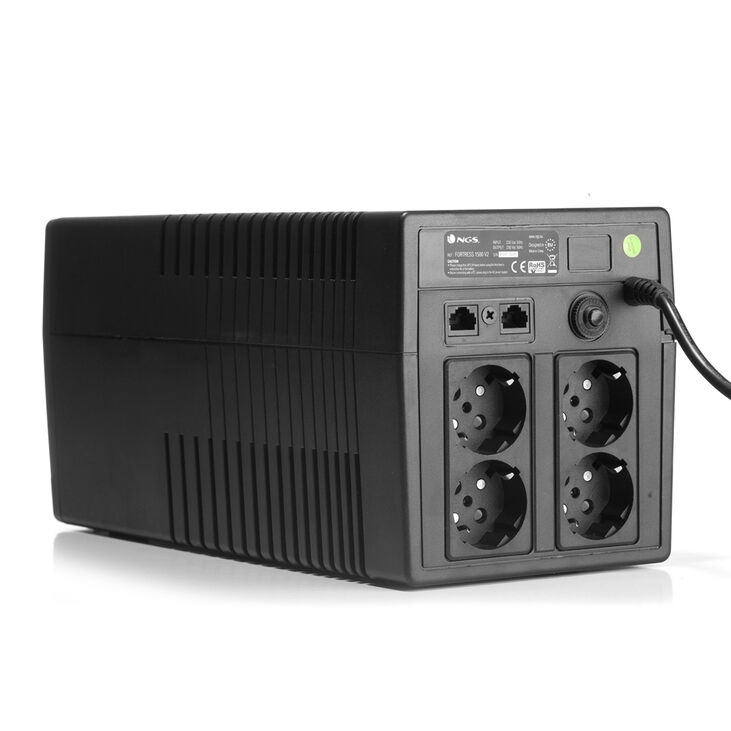UPS NGS Off-line Fortress 1500V2 720W 3 Tomas de Protección image number 2