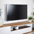 Soporte de Pared Tooq Tilt e GiRat&oacute;nrio 3 Pivots 13" a 42" Max. 20Kg Negro image number null