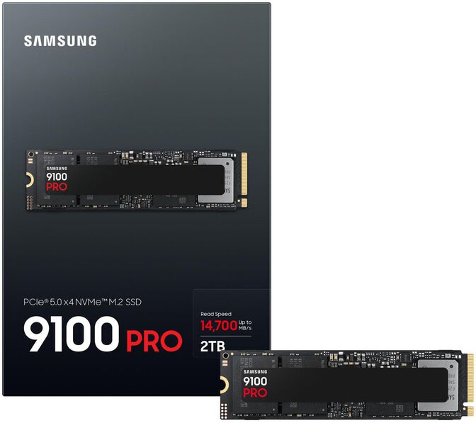 SSD Samsung 9100 Pro 2TB Gen5 M.2 NVMe (14700/13300MB/s) image number 2
