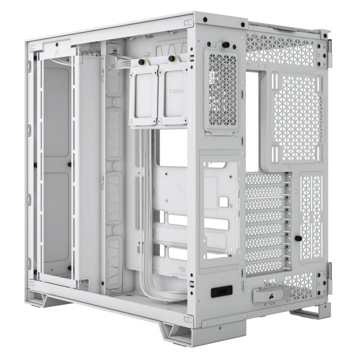 Torre ATX Corsair 6500D Airflow Blanco Cristal Templado image number 5