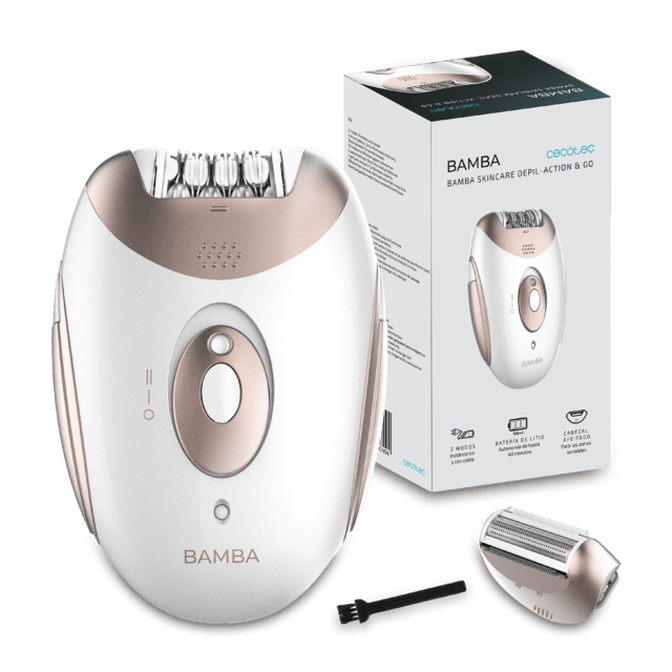 Depiladora Cecotec Bamba SkinCare Depil-Action Go image number 1