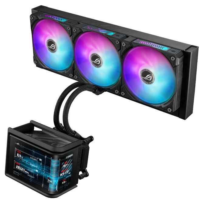 Refrigeraci&oacute;n Liquida CPU ASUS ROG Ryuo IV SLC 360mm ARGB Negro image number 3