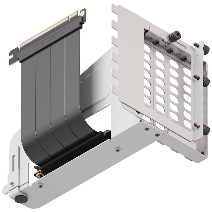 Soporte Vertical GPU HAVN Con Riser - Blanco image number 1