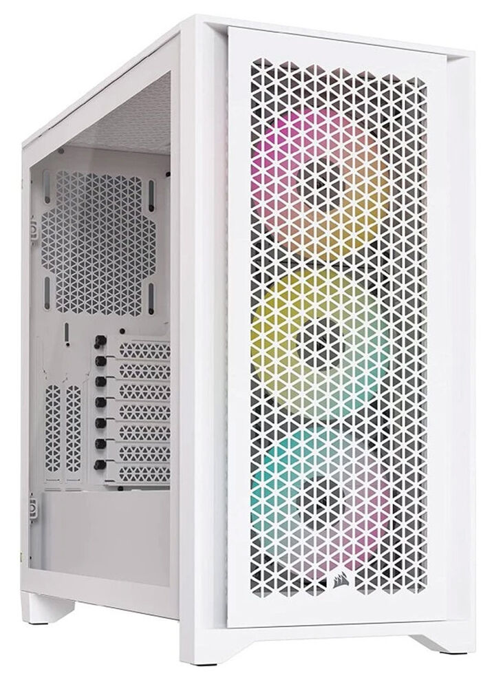 Torre ATX Corsair iCUE 4000D Airflow Blanco Cristal Templado image number 0