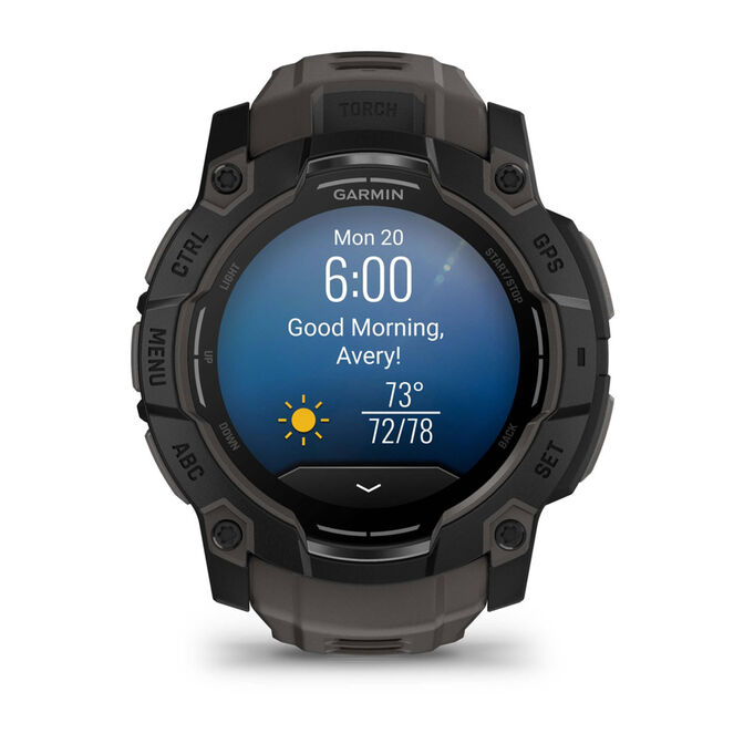 Smartwatch Garmin Instinct 3 AMOLED 50mm Preto image number 9