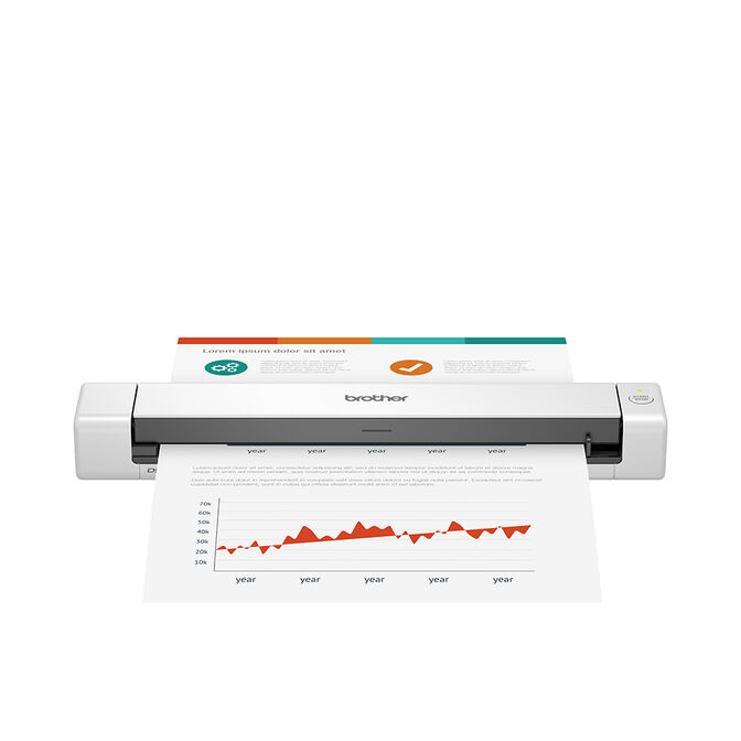 Esc&aacute;ner Port&aacute;til Brother DS-640 A4 15PPM image number 0