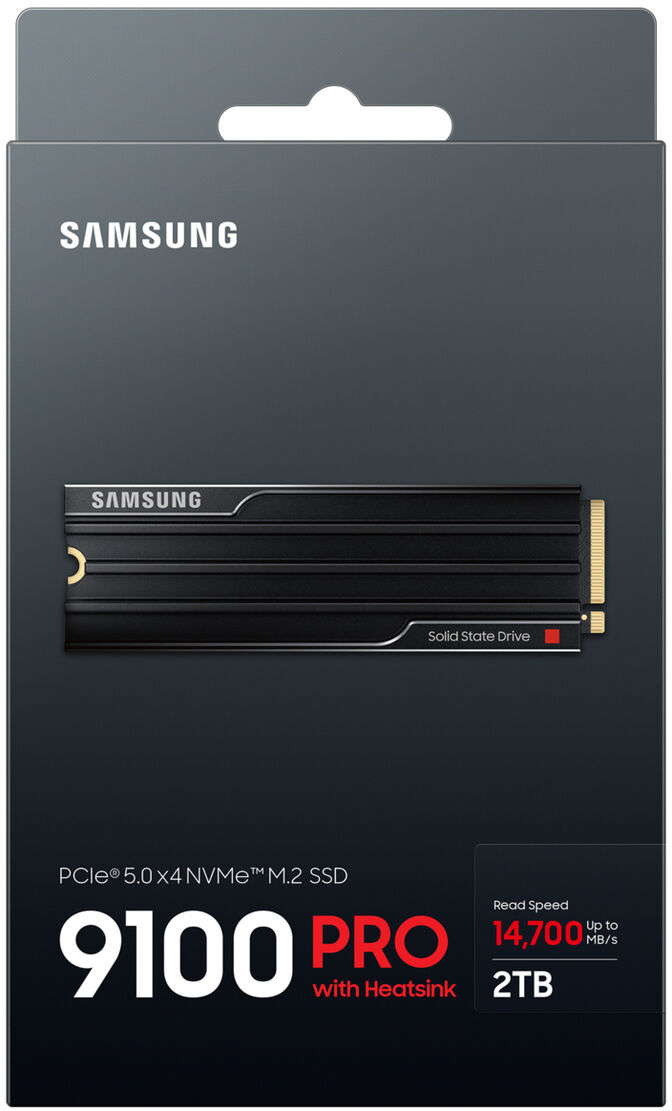 SSD Samsung 9100 Pro 2TB Heatsink Gen5 M.2 NVMe (14700/13300MB/s) image number 8