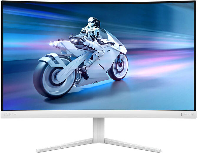 Monitor Curvo Philips EVNIA 5000 AMBIGLOW 27" 27M2C5201L Fast VA FHD 180Hz 1ms(0.5ms) HDR10 image number 0