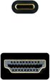 Cable Conversor Nanocable USB-C > HDMI 1.4 4K@30HZ 3 M Negro image number null