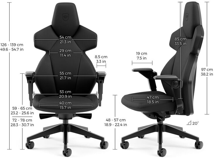 Silla noblechairs DAWN - Black Edition image number 12