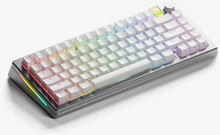 Teclado Mecânico Glorious GMMK 3 Pro HE Wireless 75% Prateado - Fox HE Switch (US) image number 1