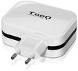 Cargador Tooq 4x USB 5V 6.8A com Controlo AI - Blanco image number null