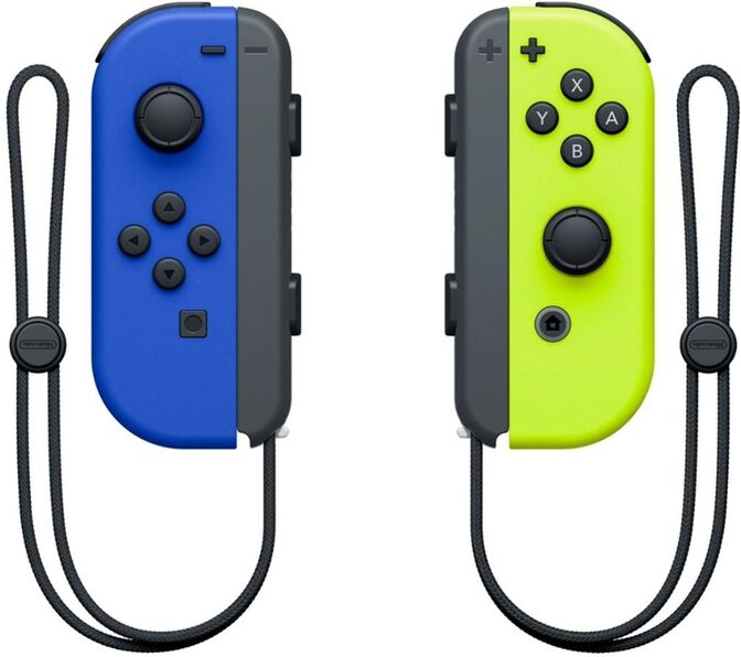 Mando Nintendo Joy-Con (set Izq/Der) Azul/Amarillo Ne&oacute;n image number 0