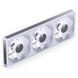 Ventilador Jonsbo ZB-360 RGB de Marco &Uacute;nico de Flujo Invertido Blancos &ndash; Triple Ventilador 120mm (360mm) image number null