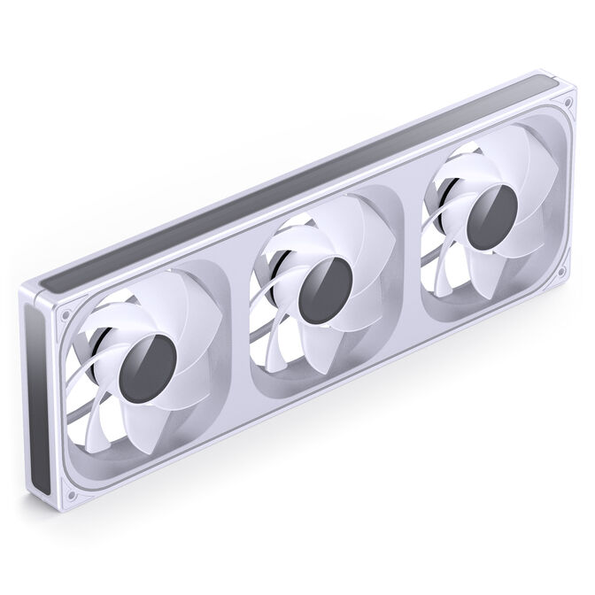 Ventilador Jonsbo ZB-360 RGB de Marco &Uacute;nico de Flujo Invertido Blancos &ndash; Triple Ventilador 120mm (360mm) image number 1
