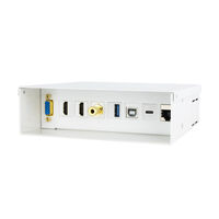 Caja de conexiones multimedia de pared Nanocable VGA+2HDMI+JACK+USBC+USB-B+USB-A+RJ