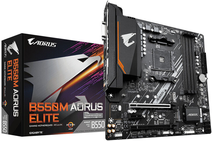 Placa Base Gigabyte B550M Aorus Elite image number 0