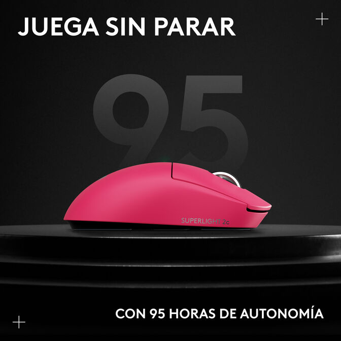 Rat&oacute;n Logitech G PRO X Superlight 2C 44000DPI Lightspeed Wireless Rosa image number 3