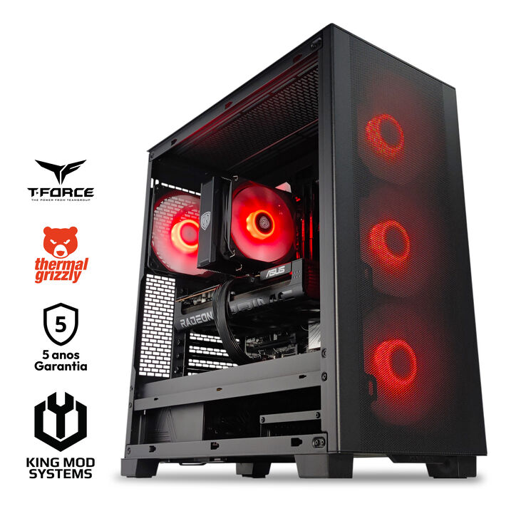 Ordenador Mach 5R Gamer-PC Ryzen 5 7600X3D 32GB DDR5 2TB RX 9070 XT WiFi W11 Bonus