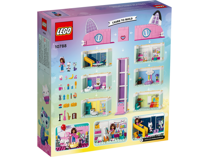 LEGO Gabby's Dollhouse: Casa de Mu&ntilde;ecas de Gabby, 498 Piezas (10788) image number 1
