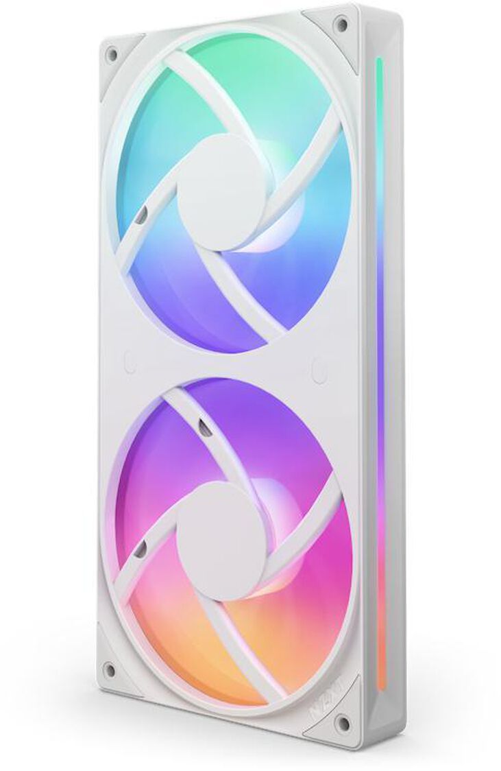 Ventilador NZXT F240 RGB Core Single-Frame Blancas - Duplo Ventílador 120mm (240mm) image number 1