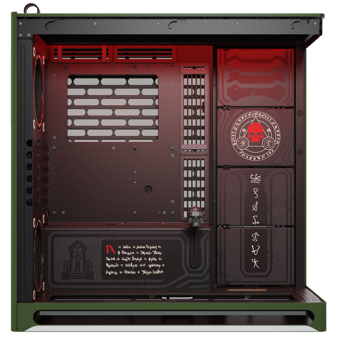 Caja ATX HAVN HS 420 Base Negro DOOM The Dark Ages Limited Edition image number 10