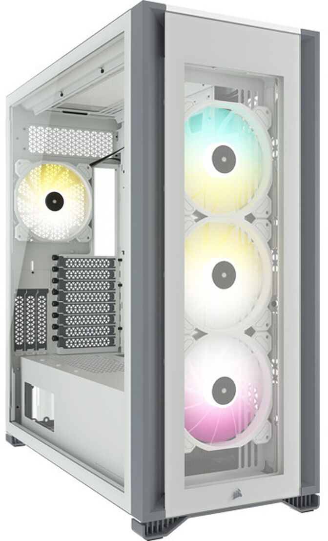 Torre E-ATX Corsair iCUE 7000X Airflow RGB Smart Blanco Cristal Templado image number 0