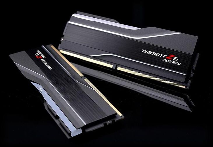 G.Skill Kit 32GB (2 x 16GB) DDR5 6000MHz Trident Z5 Neo EXPO CL30 Black - F5-6000J3038F16GX2-TZ5NR image number 6