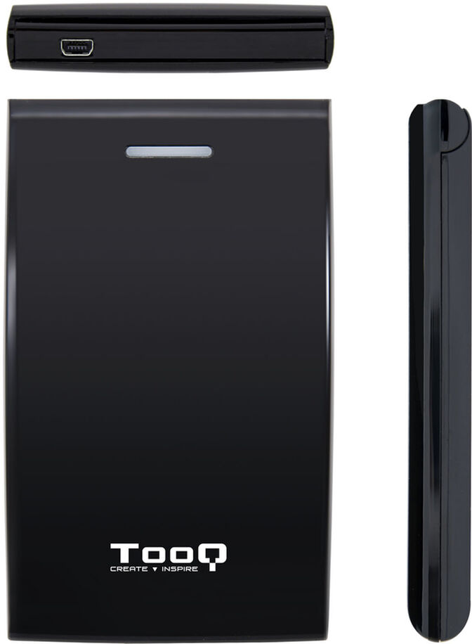 Caja Externa HDD Tooq 2.5" SATA (9,5mm) Tool Less - USB 3.0 / 2.0 Negro image number 3