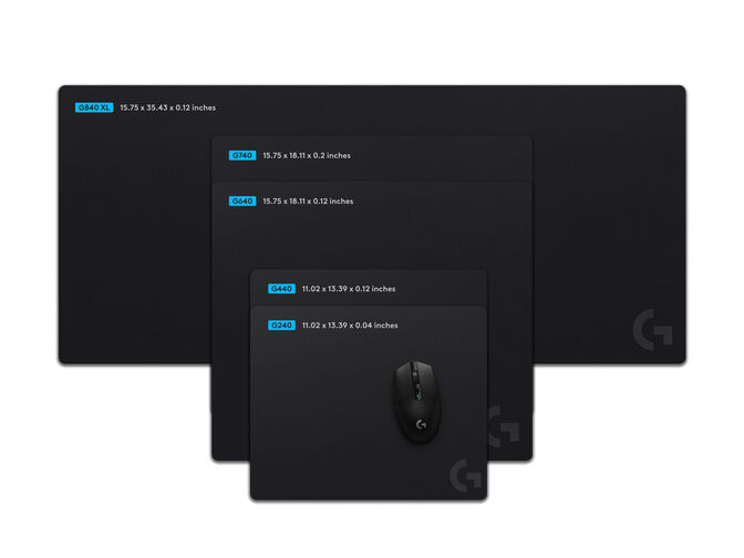 Alfombrilla Logitech G640 Large Cloth Negro image number 0
