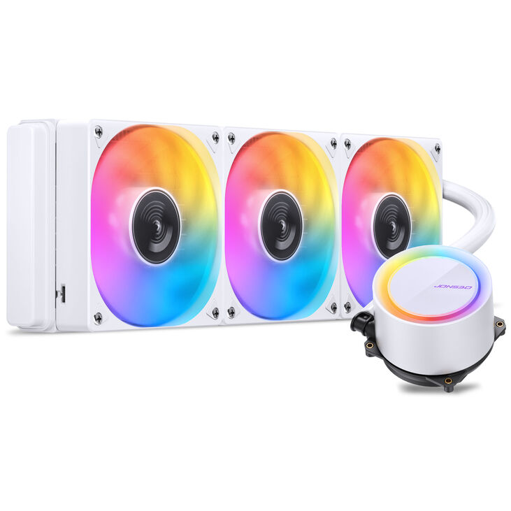 Kit Refrigeración Líquida Jonsbo TG-360 ARGB Blanco - 360mm image number 2