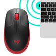 Rat&oacute;n Logitech M190 1000DPI Wireless Rojo image number null